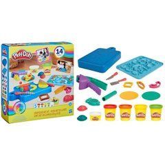 Набір для творчості із пластиліном Play-Doh Маленький Шеф (5 кольорів, інструменти, трафарет) F6904