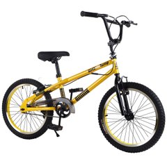 Велосипед двоколісний дитячий BMX 20 дюймів (підніжка) Tilly T-22061 Жовтий T-22061 yellow фото