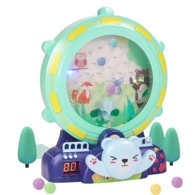 Игра для сбора шариков (2 цвета, мелодия, звуки, подсветка, таймер, считает баллы, шарики в коробке) 6640 A