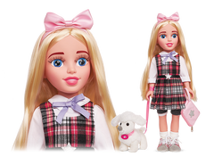 Лялька Beauty Star Preppy з вихованцем (висота 46см, сумочка, аксесуари) KH33/003 Kids Hits