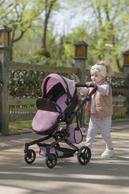 Коляска для ляльки 2в1 Carrello Fortuna 9695 PINK Рожева