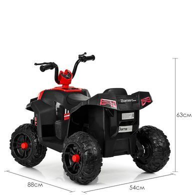 Дитячий квадроцикл (1 мотор 40W, 1 акум 6V4) Bambi M 4131EL-3 Червоний