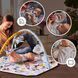 Коврик манеж развивающий игровой Kinderkraft Smartplay Sea (дуга с игрушками, подушка, мячики) KPSMSE00MUL0000 фото 5