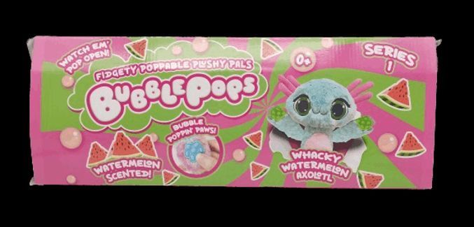 М'яка іграшка міні Bubble Pops Кавунний аксолотль (плюш) 2402005/9 2402005/9 фото