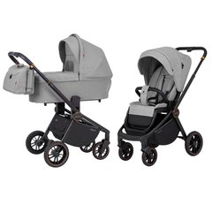 Універсальний візок CARRELLO Epica CRL-8510/1 (2in1) Silver Grey Сіра, Чорна рама