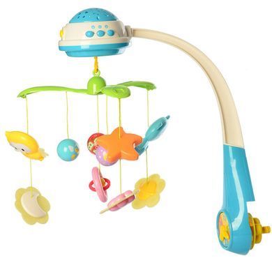 Мобиль на кроватку Limo toy (подвески, проектор, свет, музыка, на батарейках) HB 0015 HB 0015 фото