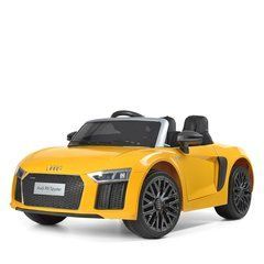 Електромобіль Audi дитячий (2 мотори по 35 W, 1 акум 12V9AH, MP3, USB) Bambi M 3449EBLR-6 Жовтий