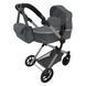 Коляска для ляльок 2в1 Carrello Alfa із сумкою 9707 GREY Сіра
