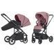 Коляска прогулянкова дитяча CARRELLO Alfa CRL-5508 BF Rouge Pink Рожева