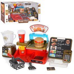 Ігровий набір Кафе Фастфуд (прилавок 46см, звук, продукти) 818-296